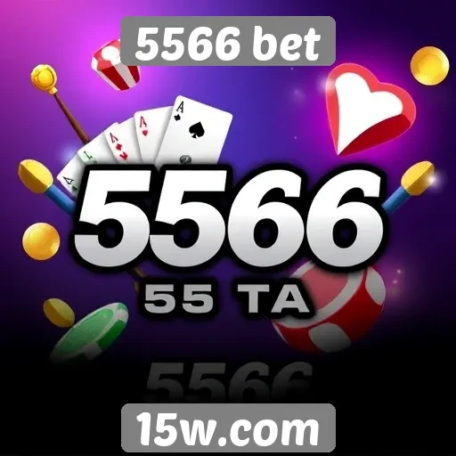 Variedade de jogos disponíveis na 5566 bet